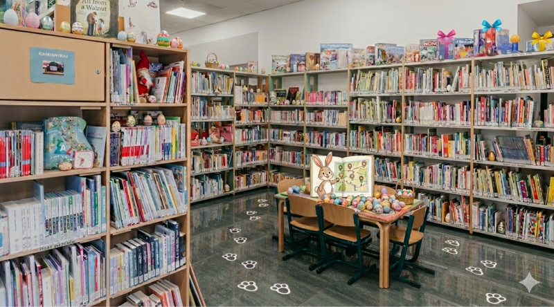 Eiersuche und Bücherjagd!